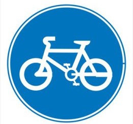 cycling traffic sign