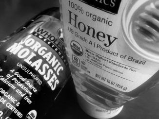 molasses and honey - homemade energy gels