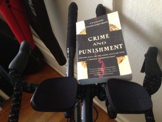 Reading while on indoor bike trainer