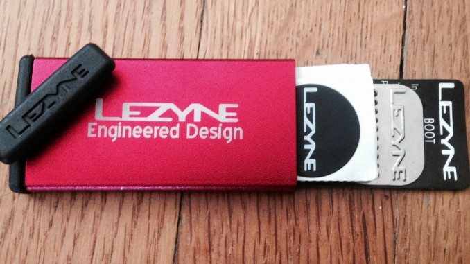 Lezyne Smart Patch Kit with Red Alloy Case