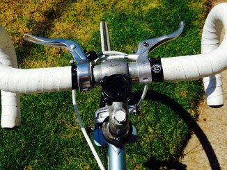 White Handlebar Tape After Cleaning