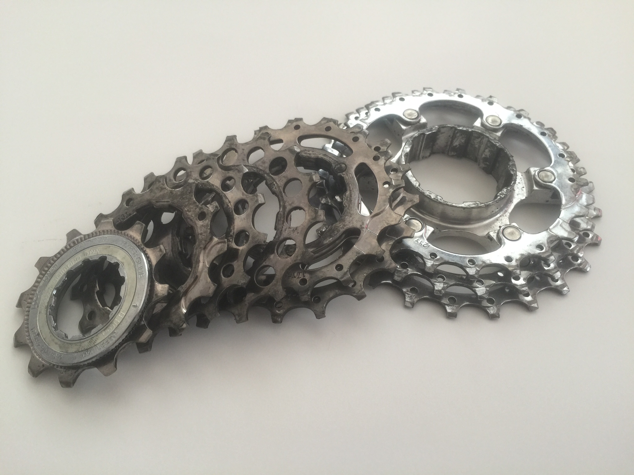 replacing bicycle cassette