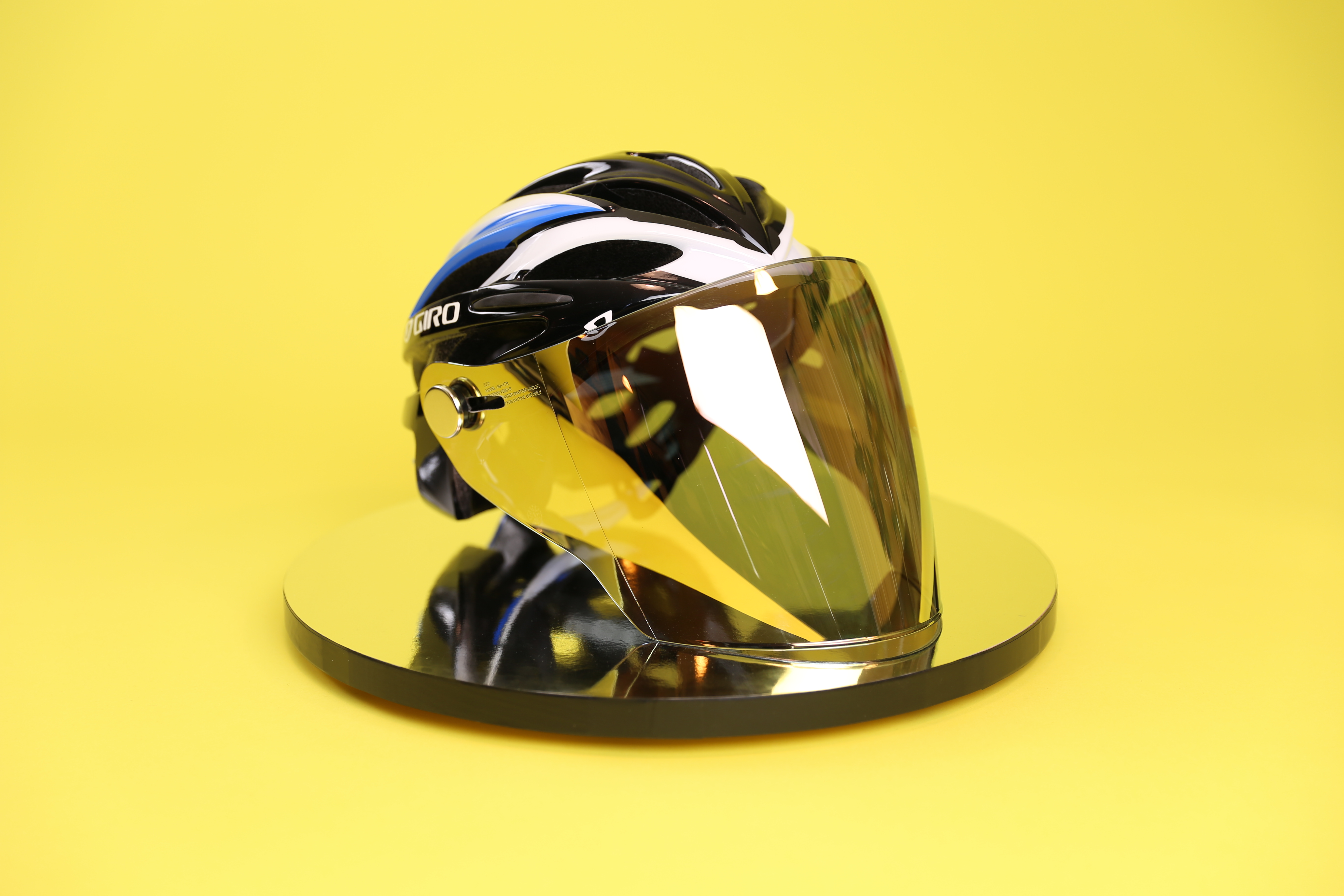 bike helmet with shield