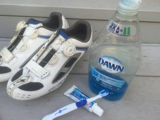 cleaning used cycling shoes