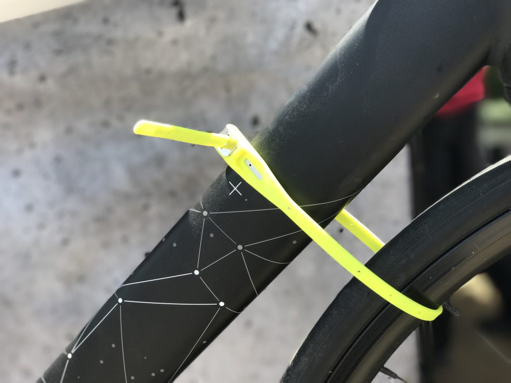 Zip tie bike deals lock