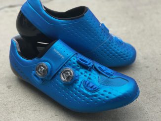shimano rc9 s-phyre road cycling shoe blue review