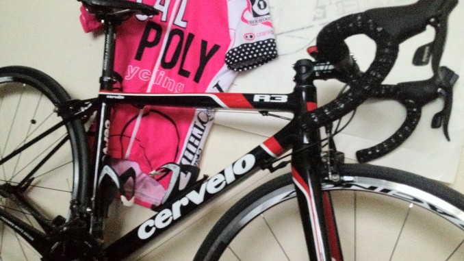 Cervelo R3 with Cal Poly Jersey