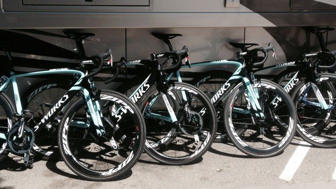 Cycling Team Omega Pharma Quickstep's bicycles