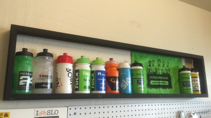 image DIY Cycling Water Bottle Display Case