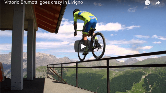 funny bike videos cyclist rides rail